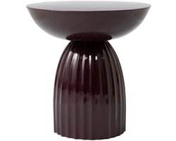 Sissy-Boy Donkerrode scallop bijzettafel