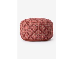 Sissy-Boy - Donkerroze poef met mozaïek print