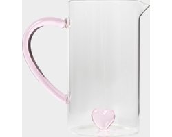 Sissy-Boy - Glazen karaf met roze hartje aan de binnenkant