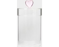 Sissy-Boy - Glazen pot - Roze hartje