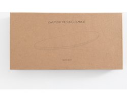 Sissy-Boy - Goudkleurig zwevende messing plank