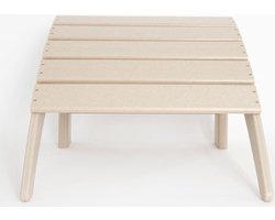Sissy-Boy - Lichtbruine fanback chair voetenbankje