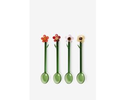 Sissy-Boy - Multicolour theelepel set met bloemen