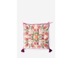 Sissy-Boy - Multicolour tuinkussen met ananasplant print