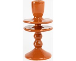 Sissy-Boy - Oranje ruffle kandelaar large