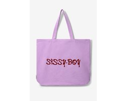 Sissy-Boy - Paarse canvas shopper large