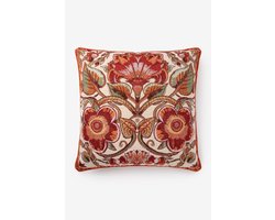 Sissy-Boy - Rood kussen met bloemendessin