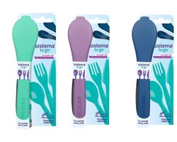 sistema to go bestekset met mes, vork en lepel