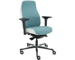 Sit And Move Therapod X2 - Azure - Facet Wol Azure/Ashgrey - Bureaustoel