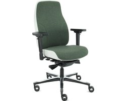 Sit And Move Therapod X2 - Olive/Ashgrey Facet Wol - Bureaustoel
