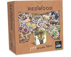 Sit-Down! Games - Redwood Uitbreiding - 177 Wooden Tokens