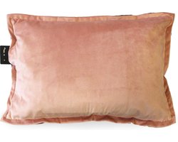 Sit & Heat - Warmtekussen Rectangle Roze 40 x 60 cm voor binnen en buiten. [kussen van velours/Velvet/Fluweel]