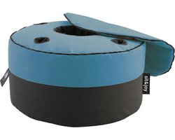 Sit&joy - Duo Rondo Extra - Poef - Zitzak - Mint Blauw