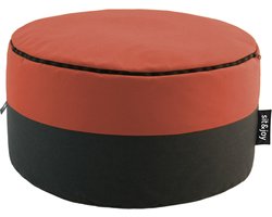 Sit&joy - Duo Rondo Extra - Poef - Zitzak - Terracotta