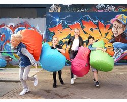 Sit&joy  Kinder Zitzak Stoel Bumba - Oranje