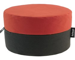 Sit&joy - poef - zitzak - volwassenen - buiten - ligbed - stoel - tuin - Duo Rondo Medium - Terracotta