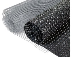 siwitec gegalvaniseerd woelmuizengaas & noppenplaat voor verhoogde bedden | Maaswijdte 6,3 mm | Woelmuizenbescherming | Mollenwering | Volièregaas | Beschermgaas voor verhoogde bedden | Noppenplaat zonder weekmakers, TÜV-gecertificeerd