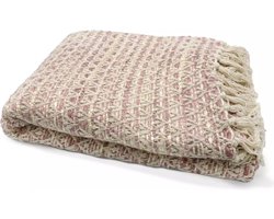 Sizo Handmade Plaid Mumbai 130 x 170 cm - Pink