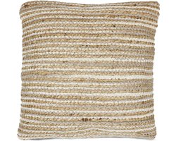 SIZO kussen Delhi 45 x 45 cm - Cream/Beige/Naturel - Inclusief vulling
