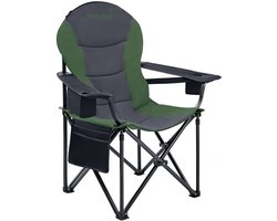 Skandika Camping Relaxstoel Comfort - Comfortabele klapstoel, bekerhouder, koelvak, max. 160 kg, opvouwbaar, licht | Vouwstoel voor camping, festival, vissen