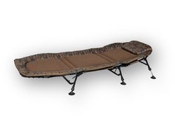Skarp Camo Compact Bed - karper stretcher - 6 verstelbare poten