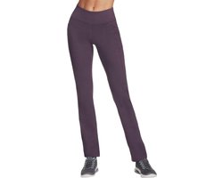 Skechers Go Walk dames broek. Gemaakt van super zacht, rekbaar en comfortabel textielstof. Heeft een dubbellaagse tailleband. Voorzien van drie zakken. - Paars - Maat L
