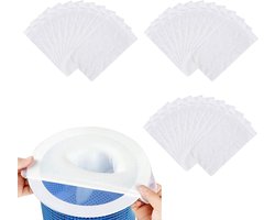 Skimmer Net - 30 PCS Pool Skimmer Socks - Skimmer Socks -Zwembad Sokken Skimmer - Filter voor Skimmer - Verwijdert bladeren pollen schuim slib - Kan gebruikt worden in het zwembad