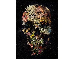 Skull Smyrna- Kristal Helder Galerie kwaliteit Plexiglas 5mm. - Blind Aluminium Ophang-frame - Luxe wanddecoratie - Fotokunst - professioneel verpakt en gratis bezorgd