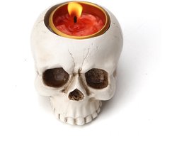 Skull Theelichthouder - Kaarshouder - Waxinelichthouder- Kaarslicht houder - Woondecoratie
