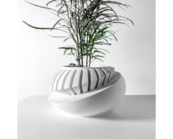 Skushy Luxar Bloempot - Moderne Designpot voor Kamerplanten - Sculpturale Plantenpot voor Woonkamer en Kantoor - Premium Woondecoratie