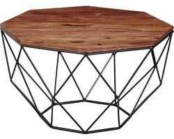 Sky Style Roots Salontafel Achthoek Massief