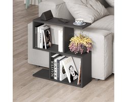 Skye Decor, Salontafel, Homemania - Silky Black, Gemelamineerde spaanplaat, Zijdezwart, 60 x 20 x 60 cm