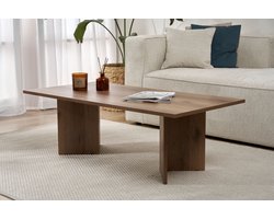 Skye Decor, Salontafel, Sabin - VNT Walnut, Gemelamineerde spaanplaat, Vintage walnoot, 119 x 60 x 40 cm