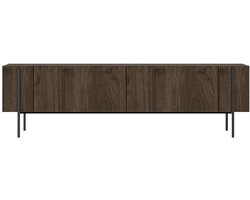 Skye Decor - Tv-meubel - 160 cm - Walnootkleur - Met Opbergruimte