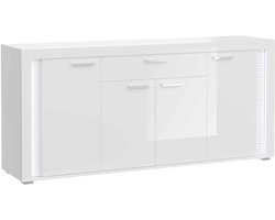 Skylight dressoir wit hoogglans MDF TZ Pasol grijs NB - 42x182x84cm