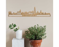 Skyline Amersfoort (mini) Eikenhout Wanddecoratie Voor Aan De Muur Met Tekst City Shapes