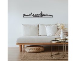 Skyline Amersfoort Zwart Mdf 90 Cm Wanddecoratie Voor Aan De Muur Met Tekst City Shapes