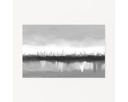Skyline muurdecoratie – wanddecoratie modern – poster woonkamer – 70x50 cm