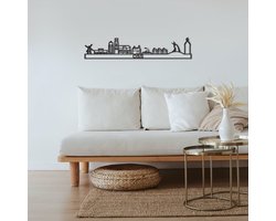 Skyline Oss Zwart Mdf 90 Cm Wanddecoratie Voor Aan De Muur Met Tekst City Shapes
