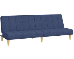 Slaapbank 2-zits | Tweezitsbank | 2-zitsbank stof blauw