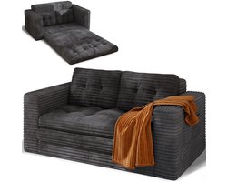 Slaapbank 2-zits - Uitklapbank logeerbed - Ontspannen en slapen - Compact en ruimtebesparend - 150 x 86 x 75 cm