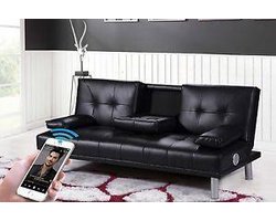 Slaapbank Cinema zwart Multi media edition