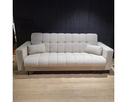 slaapbank clic clak zetelbed sofia- sofa met bed en opbergruimte- beige