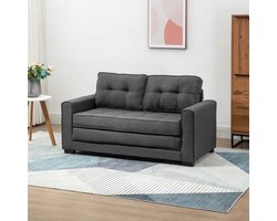 Slaapbank - ComfortLiving - Stijlvol design - Compact - Grijs