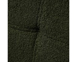 Slaapbank Industrialhome CloudLuxe – 2-zits bankbed met verstelbare rugleuning, bedfunctie, sherpa lamswollen stof, gouden poten, kussens & zijvakken – Groen – Luxe compacte slaapbank voor woonkamer of logeerkamer