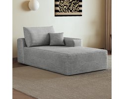 Slaapbank Met slaapfunctie 95 cm Stof Appartement Antraciet