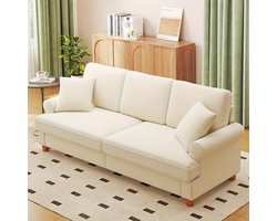 Slaapbank – Sofa – Bedbank – Logeerbed – Uittrekbare Bank – Diepzittend Comfort – Afneembare Chenille Bekleding