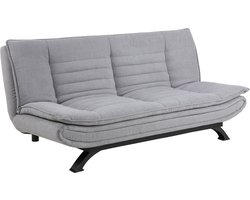 Slaapbank Trust - lichtgrijs/zwart - Actona - Zitmeubelen - Grijs - Textiel - Zitmeubelen -