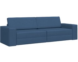 Slaapbank - Uitklapbaar - Slaapstoel - Logeerbed - Zetelbed - Slaapfauteuil - Vouwbed - 2 persoons - Zeer comfortabel - Blauw