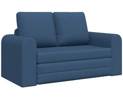 Slaapbank - Uitklapbaar - Slaapstoel - Logeerbed - Zetelbed - Slaapfauteuil - Vouwbed - 2 persoons - Zeer comfortabel - Blauw